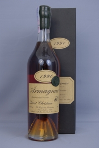 Armagnac Saint-Christeau Millesime 1990 year / Арманьяк  Сент-Кристо 1990 без п/у.