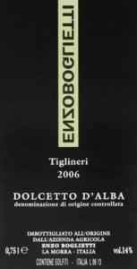 Dolcetto d'Alba Tiglineri Rosso DOC, Enzo Boglietti